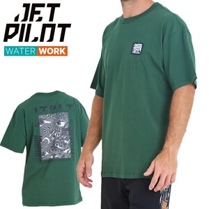 ジェットパイロット JETPILOT 2025 Tシャツ メンズ 送料無料 JTPLT フェリックス S/S Tシャツ S24600 フォレスト S