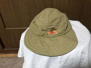  90s USA製 Columbia PFG 刺しゅう 5パネル ロングビル キャップ ビンテージ アウトドア キャンプ フライフィッシング