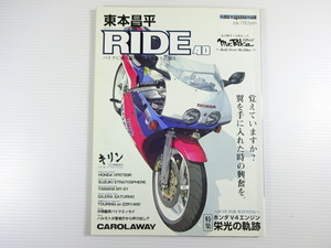 B4G 東本昌平　RIDE/ホンダVFR750R RC30　ヤマハMT-01