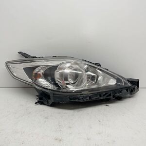 【コーティング済】マツダ CREW CR3W プレマシー ヘッドライト ランプ レンズ 右側 運転席側 R HID レベ付 刻印 チ STANLEY P7696 P60958