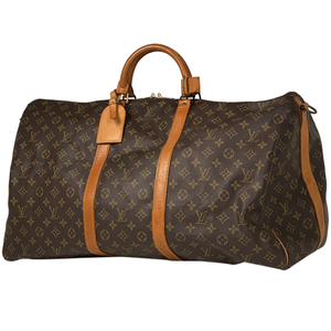 ルイ・ヴィトン Louis Vuitton キーポル バンドリエール 60 旅行 出張 ボストンバッグ モノグラム ブラウン M41412 レディース 【中古】