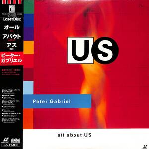 B00189990/LD/ピーター・ガブリエル(ジェネシス・GENESIS)「All About Us 1993 (1994年・TOLW-3170・アートロック)」