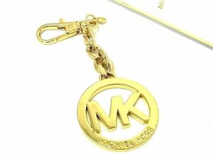 MICHAEL KORS マイケルコース MKチャーム キーホルダー バックチャーム アクセサリー ゴールド系 DF2020