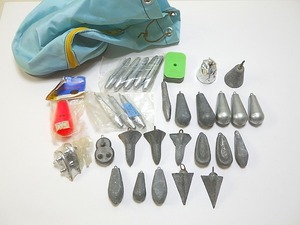 ★ 釣具 錘 おもり オモリ シンカー 20号～60号 イタナマリ などまとめ ★G788 Fishing Tackle Weights Sinkers