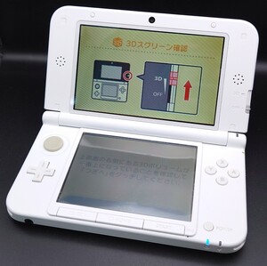 【SR-626】 NINTENDO 3DS LL 本体 SPR-001 ホワイト 任天堂 ニンテンドー 携帯 ゲーム機 完動品 