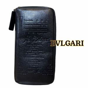 希少 BVLGARI ブルガリ コレツィオーネ 長財布 ラウンドジップ 