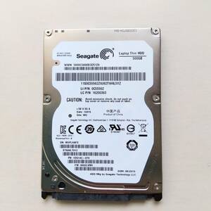 【95】500GB HDD SATA 2.5インチ SEAGATE ST500LT012-1DG142 ハードディスクドライブ