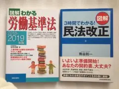 図解わかる労働基準法 2018-2019年版　3時間でわかる 図解 民法改 2冊