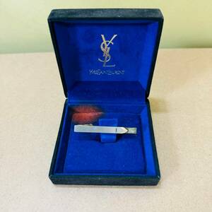 【GSA-567】 YSL YVES SAINT LAURENT イヴ・サンローラン ネクタイピン メンズ 紳士 ユニセックス ブランド 中古 ケース有