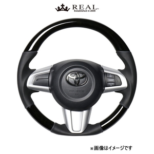 レアル ステアリング オリジナルシリーズ(ブラックウッド)ステラ LA150F/LA160F M90-BKW-BK REAL