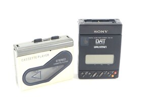 カセットプレイヤー2個セット SONY TCD-D3 / WALKMAN / ウォークマン / ソニー / ポータブルDATプレーヤー / 現状品