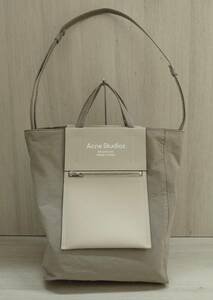 ACNE STUDIOS/アクネストゥディオズ/トートバッグ/FN-UX-BAGS000047/ペイパリーナイロントートバッグ/ベージュ系