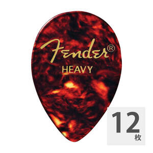 フェンダー ギターピック 12枚 セット ヘビー 358 Shape Shell Heavy Fender