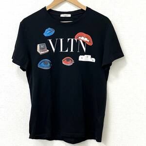 VALENTINO × Emilio Villalba ヴァレンティノ エミリオビジャルバ コ Tシャツ UV3MG08F6KV サイズ S　 VLTN ブラック