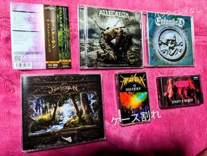 ENTOMBED WINTERSUN ALLEGAEON KERN ARAKAIN DIRTYKLOOKS BURZUM LILLIANAXE RAWSILK CHER EUROPE など　ヘヴィメタル　CD まとめ売り