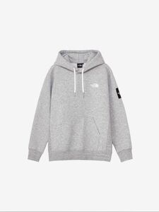 未使用　THE NORTH FACE メンズ スクエアロゴフーディ　Square Logo NT62338 Z ミックスグレー L トレーナー　スウェット パーカー　プル