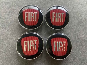 ★フィアット FIAT★T406★ ホイールセンターキャップ ハブキャップカバー 車用 4個セット 外径60mm