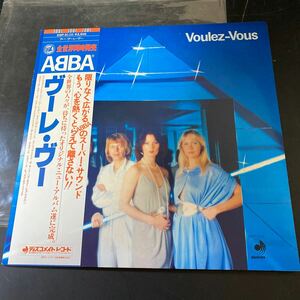 ☆1円スタート☆LP レコード　帯付 ABBA アバ ヴーレ ヴー Voulez-Vous 中古品　1-732