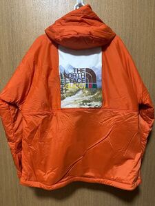 国内正規品 GUCCI×THE NORTH FACE グッチ × ノースフェイス　中綿アノラックパーカー　サイズS タグ類完備 １円スタート売り切り！