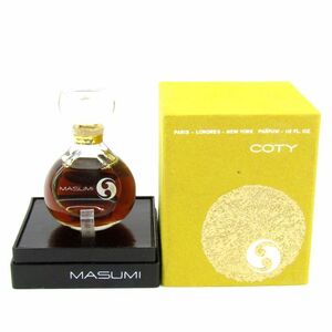 コティ 香水 MASUMI パルファン 未使用 箱ダメージ有 フレグランス TA レディース 約15mlサイズ Coty