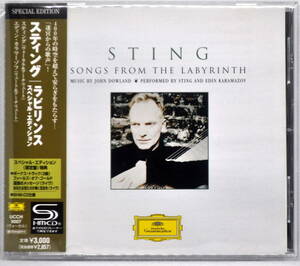 STING　スティング　／SONGS FROM THE LABYRINTH　スペシャルエディション　CD