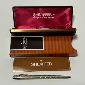 美品　シェーファー ボールペン Lady Sheaffer 642　赤ケース付