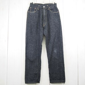 ビームス別注オアスロウ OrSlow BEAMS BOY Lot 701ZBB/Monroe Pants Special/セルビッチブラックデニムパンツ*赤耳(S)日本製