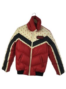 GUCCI◆18AW/FLORAL PADDED DOWN JACKET/ダウンジャケット/36/ポリエステル/レッド//