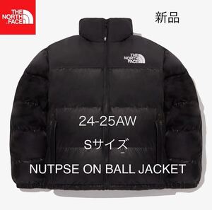 新品 25AW S THE NORTH FACE ノースフェイス ホワイトレーベル NUPTSE ON BALL JACKETヌプシ ダウンジャケット ブラック