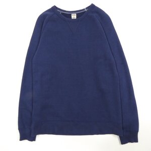 美品 BARNS バーンズ 前V スウェット ネイビー Size M #29267 アメカジ カジュアル スウェット