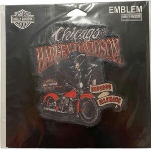 00s ロゴ ワッペン 当時物 Harley-Davidson ビンテージ ハーレーダビッドソン パッチ プリントパッチ 