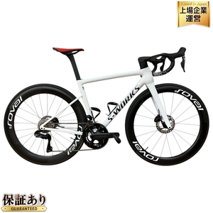 【引取限定】SPECIALIZED S-WORKS TARMAC SL8 ULTEGRA Di2 サイズ 52 パワーメーター WHITE カスタム ロードバイク 中古 美品 直 S9419961