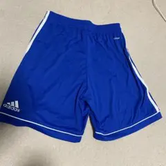 adidas 青 ハーフパンツ S