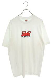 シュプリーム トイマシーン Tシャツ Toy Machine Devil Cat Tee サイズ:L デビルキャットTシャツ 中古 FK04