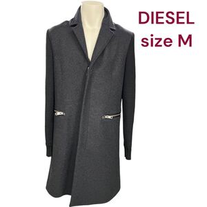 美品　ディーゼル　色気のある　チェスター　コート　M DIESEL ロング