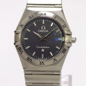 【中古】OMEGA コンステレーション レディース 腕時計 クオーツ ブラック文字盤 1572.40