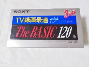 SONY　VHS ビデオテープ　120ｘ3本セット