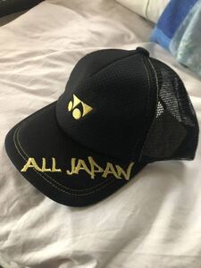 限定　超限定品　 最新　オールジャパン　ALL JAPAN　YONEX　ヨネックス　限定キャップ 　2022夏　ブラック　　大会会場限定　ラスト1個