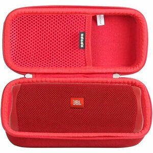 新品 JBL レッド 専用保護旅行収納キャリングケース-Adada Bluetoo FLIP5 FLIP6/JBL 358