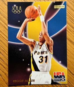 1996-97 SkyBox USA Base Reggie Miller #14