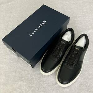 新品 COLE HAAN コールハーン GP RLLY COURT SNKR グランドプロ ラリー コート スニーカー 10M 27.5 黒 ブラック 白 ホワイト C31216 