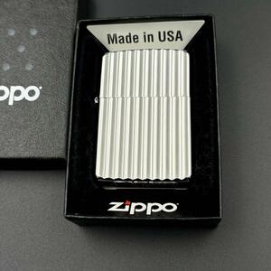 ZIPPO アーマー Armor 両面加工 ディープストライプ 2005年