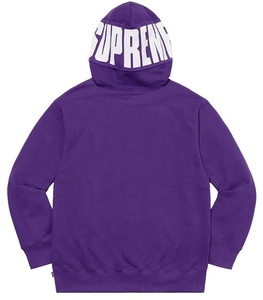 【新品】Supreme Rib Hooded Sweatshirt Color : Purple Size : Medium 