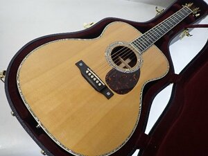 縦ロゴマーティン 高級機 Martin OM-42 Std 2020年 スキャロップブレス ニアミント FISHMAN BLEND PUシステム【弦交換済】 ★ 6EE71-1