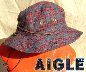 即決■AIGLE■えぐるエイグルcap■古着