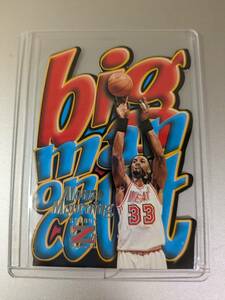 1996-97 NBA SKYBOX Z-FORCE BIG MEN ON COURT ALONZO MOURNING アロンゾ モーニング マイアミ ヒート ダイカット