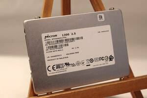 Micron 1300 512GB SATA SSD 183回 14時間 中古動作品