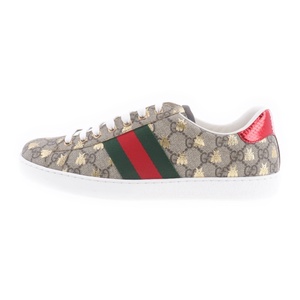 GUCCI グッチエース エース GGスプリーム ビー ローカットスニーカー 548950 9N020 ベージュ