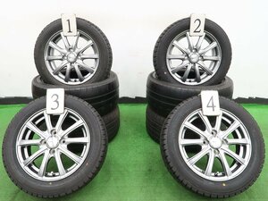 4本 社外 14インチ スタッドレス バリ溝 グッドイヤー アイスナビ7 2023年 155/65R14 スペーシア N-BOX タント デイズ ルークス 軽自動車