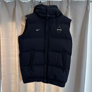 FCRB bristol × mastermind japan × NIKE ダウンベスト ブラック XL F.C.Real Bristol ブリストル マスターマインド ナイキ